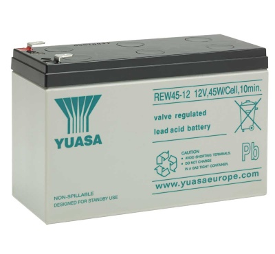 REW45-12 Yuasa Long Life High Rate SLA Battery